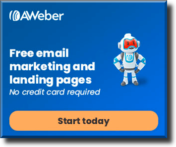 AWeber free email marketing and landing pages