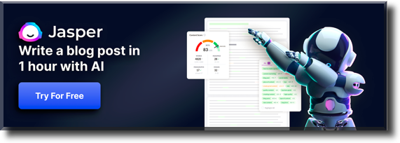 Write a blog post in 1 hour with AI and Jasper